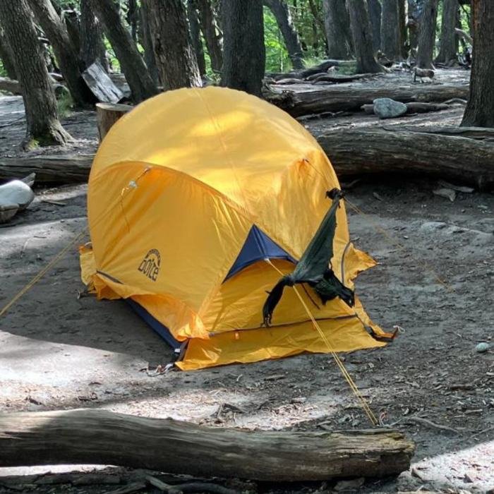 Camping at laguna Capri
